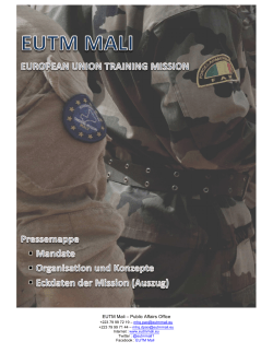 EUTM Mali-Presskit-DEU-Mandate 3