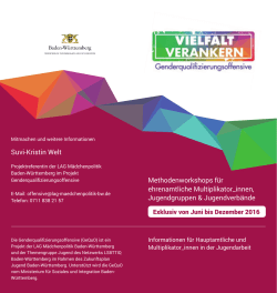 Informationen - LAG M&auml;dchenpolitik