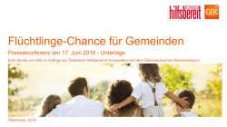 Die Kurzfassung der Flüchtlingsstudie