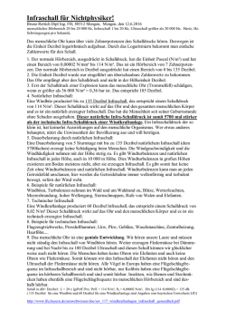Infraschall f&uuml;r Nichtphysiker! - Wasserstoff f&uuml;r alle, F&ouml;rderverein