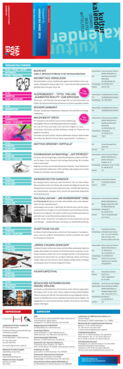 Januar-M&auml;rz 2016 - Kulturinitiative
