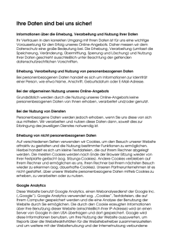 Ihre Daten sind bei uns sicher!
