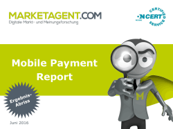 Mobile Payment Report