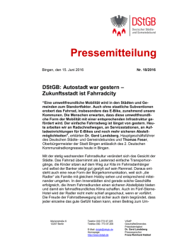 Pressemitteilung - Deutscher Städte