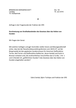 Durchsetzung von Straftatbest&auml;nden des Gesetzes &uuml;ber das Halten