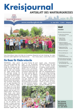 Kreisjournal - Wartburgkreis