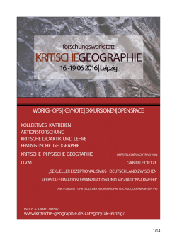 FWKGL16_Programm - AK Kritische Geographie