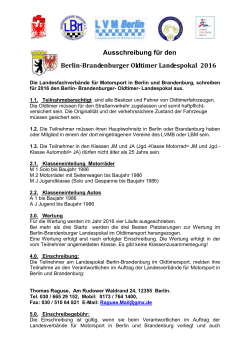 Oldie Landespokal 2016 Ausschreibung PDF - bamor-motor