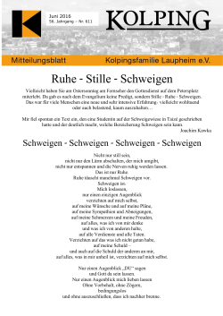 Juni Mitteilungsblatt - Kolpingsfamilie Laupheim e.V.