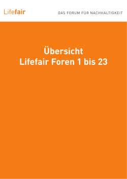 Übersicht Lifefair-Foren_1