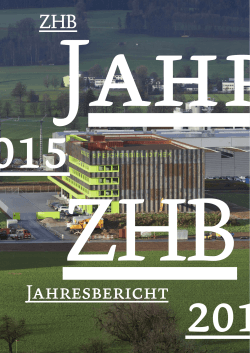 ZHB Jahresbericht 2015