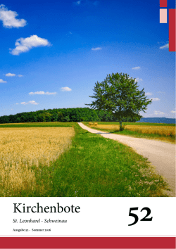 Kirchenbote - N&uuml;rnberg St. Leonhard