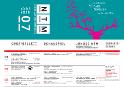 07JULI 2016 - Nationaltheater Mannheim