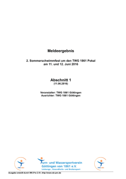 WK-Pro Meldeergebnis