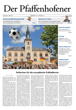 Gr&auml;tschen f&uuml;r die europ&auml;ische Fu&szlig;ballkrone