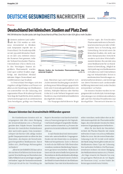 PDF ausgabe 2016-23 - Deutsche Gesundheits Nachrichten