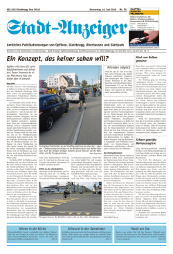 Ein Konzept, das keiner sehen will? - Stadt