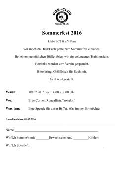 Sommerfest 2016 - Box-Club Troisdorf 48 eV