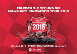 erleben sie mit uns die milwaukee innovation tour 2016