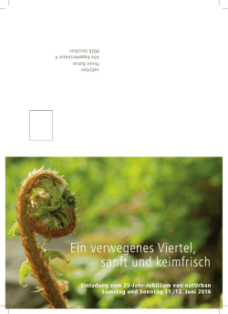 Ein verwegenes Viertel, sanft und keimfrisch