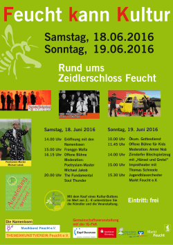 Feucht kann Kultur