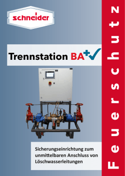 Trennstation BA - der Alfred Schneider GmbH u. Co KG