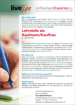 Stelleninserat als PDF