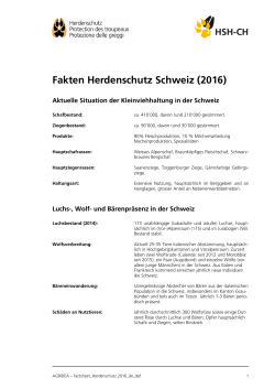 Factsheet Herdenschutz 2016