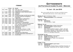 gottesdienste - St. Maximin &uuml;ber Niederbrechen