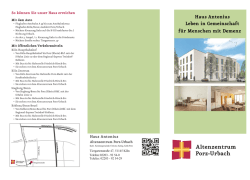 Haus Antonius - Altenzentrum Porz