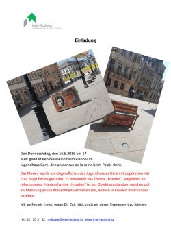Einladung