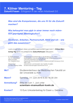 Poster - Universität zu Köln