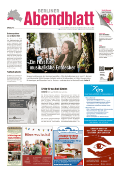 EinFestf&uuml;r musikalischeEntdecker