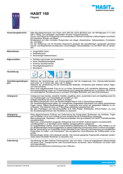 Technisches Merkblatt