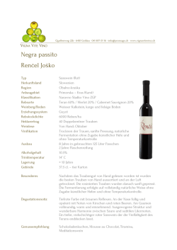 Negra passito Renčel Joško