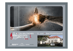 1. Mitteldeutschen Verbrennungssymposium