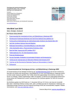 Info-Brief Juni 2016