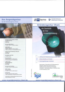 hier - Gründeragentur Cham