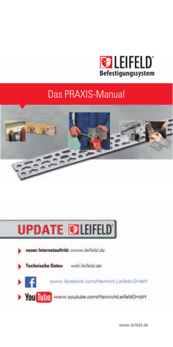 Das PRAXIS-Manual - Heinrich Leifeld GmbH