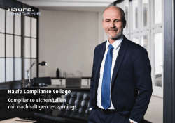 Haufe Compliance College Compliance