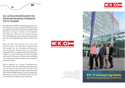 Info Folder EU-Trainees