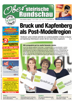 Publikation  - Obersteirische Rundschau