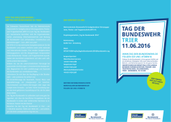 finden Sie den Flyer zum „Tag der Bundeswehr “