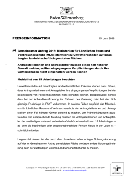 informiert zu Unwettersch&auml;den - Infodienst