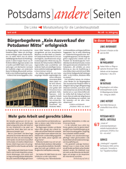 Potsdams andere Seiten