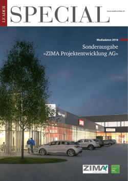 Sonderausgabe «ZIMA Projektentwicklung AG