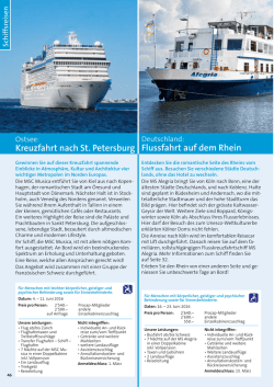 Schiffsreisen
