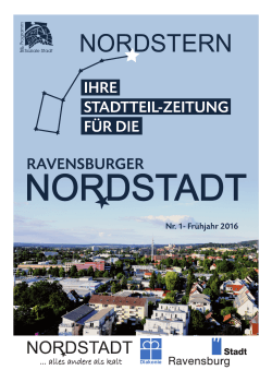 Nordstern Stadtteil-Zeitung Nordstadt Ravensburg