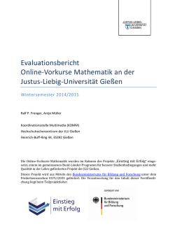 Dokument 1 - Zur Giessener Elektronischen Bibliothek