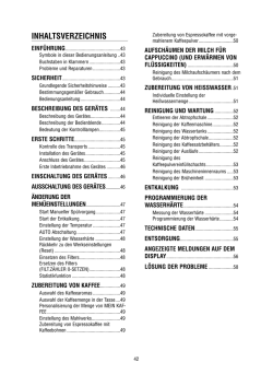 INHALTSVERZEICHNIS